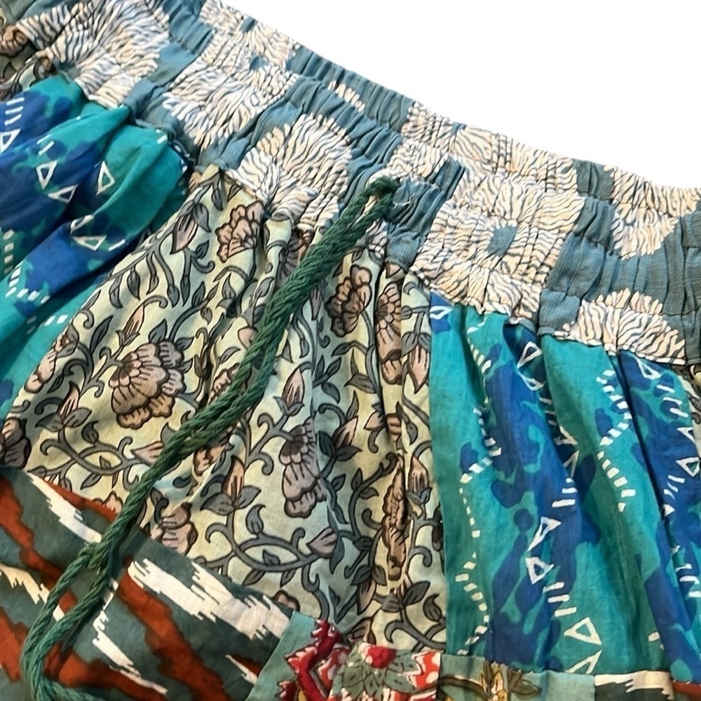 NWT MANU Fashions Multi Colored Maxi Skirt Size Medium - Picture 3 of 5